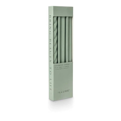 Beautifully Done Unfragranced Assorted Tapers 3 Pack