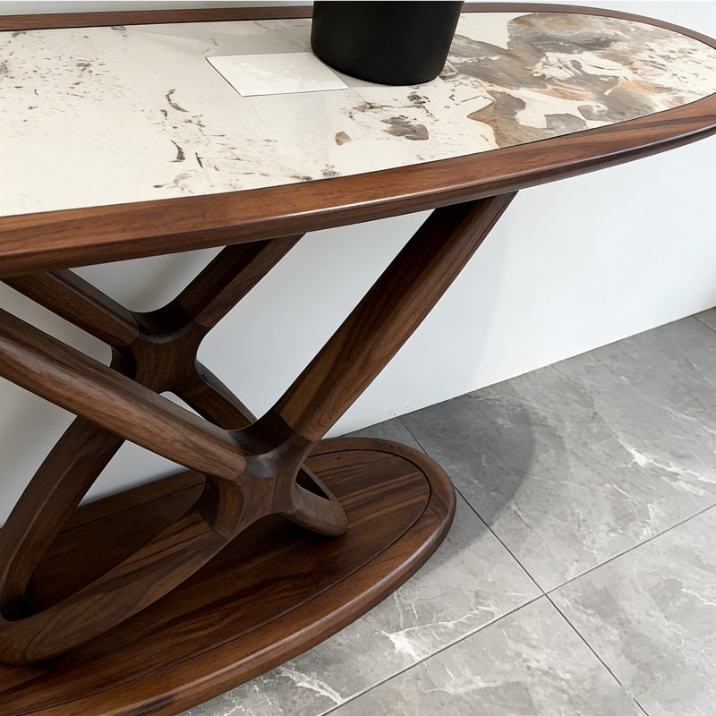 Nouvelle console en bois de style chinois, H 35,4 po x l 47,2 po x P 15,7 po