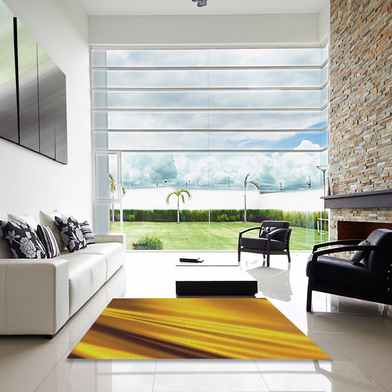 Tapis jaune, Carré 8 pi