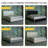 Modern Wingback Upholstered Platform Bed Frame With Galaxy Projector & USB Charging Port, LED Bed Frame With Adjustable Headboard, Easy Assembly, Heavy-Duty Steel Slat Support, No Box Spring Needed, Keyt-1594219914-1594219913