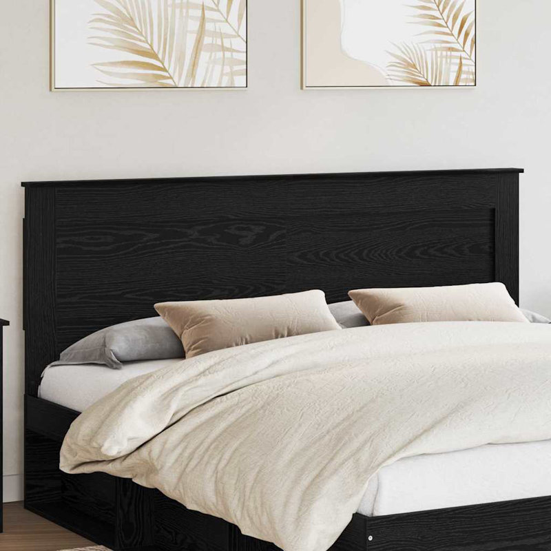 Headboard, King, Black Oak