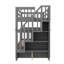 Twin-Over-Twin Bunk Bed With Steps & Three Drawers For Storage, Hardwood Stairway Style Bunk Bed-1080587191
