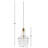 Bartola Single Light Glass 13" Bell Pendant Dia-79260005-79260002-59582614