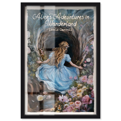 Alice Classic Shadowbox Print Classic Book Art by Art Remedy