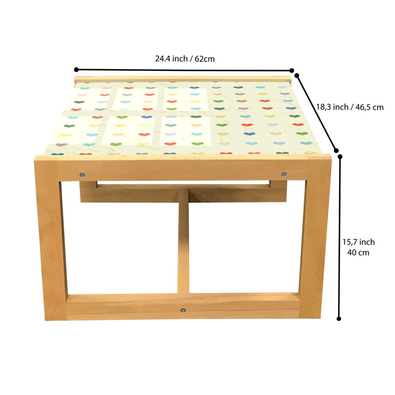 Jadarius Sled Coffee Table, 62cm H x 46cm W x 40cm D