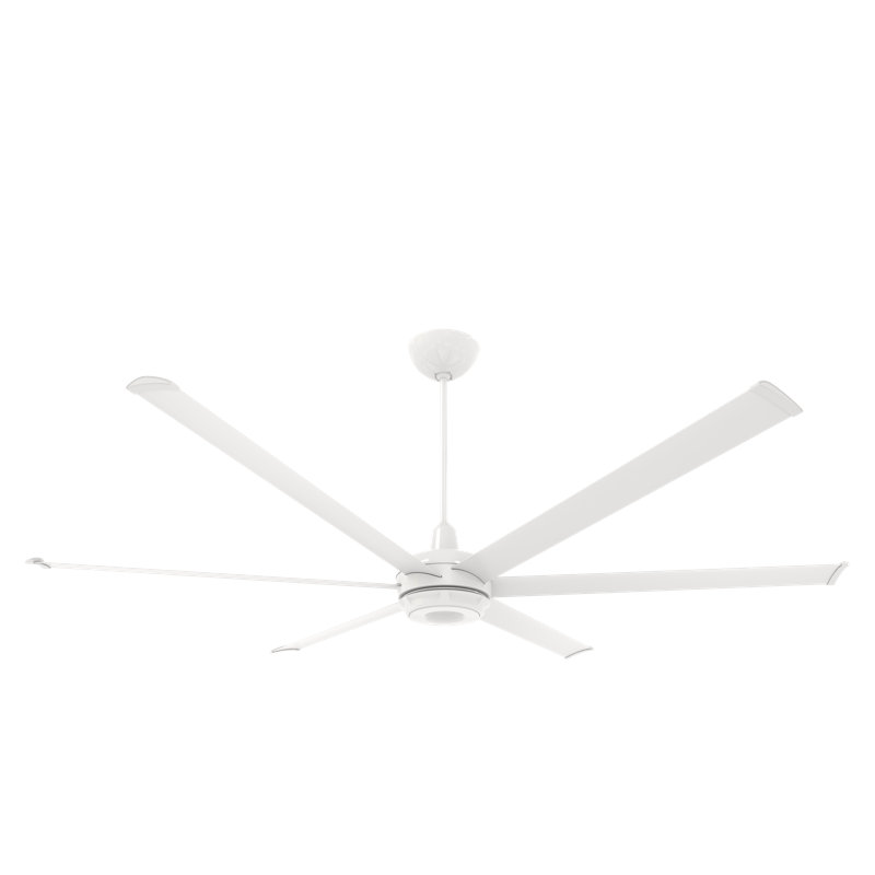 Es6 Smart Downrod Ceiling Fan, White