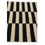 Tapis noir et blanc Orta