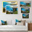 Wooden House By The Sea - reproduction sur toile-465399567-465399564