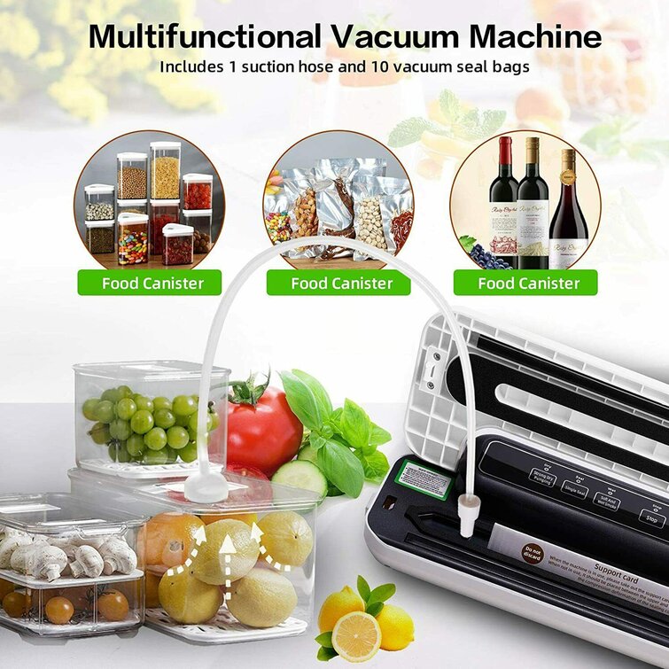 110W Commercial Vacuum Sealer Machine Food Meal Saver Sealing System W/Seal  Bags