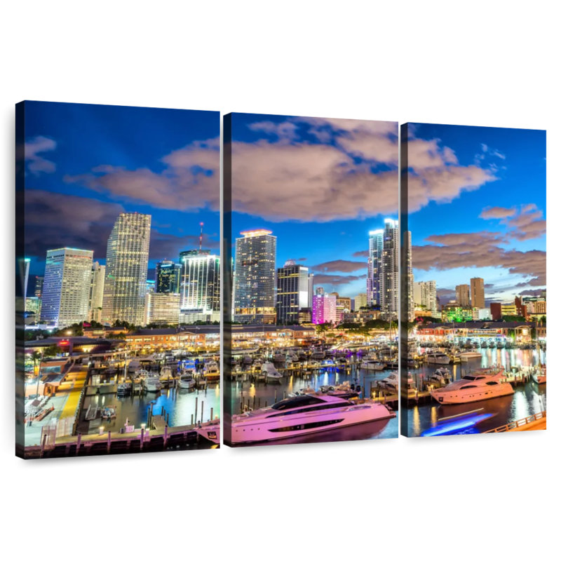 Syd Downtown Miami Florida, 36" H x 57" W