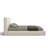 Brugal Grounded Upholstered Platform Bed Frame-101106169-119024688