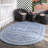 Royalston Power Loom Tribal Blue Indoor/Outdoor Patio Rug-810975806