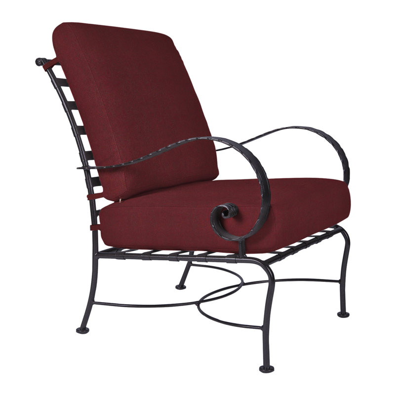 Classico Outdoor Lounge Chair, Graphite, Flagship Stone Sunbrella®