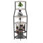 5-Tier Corner Wine Rack with Glass Holder