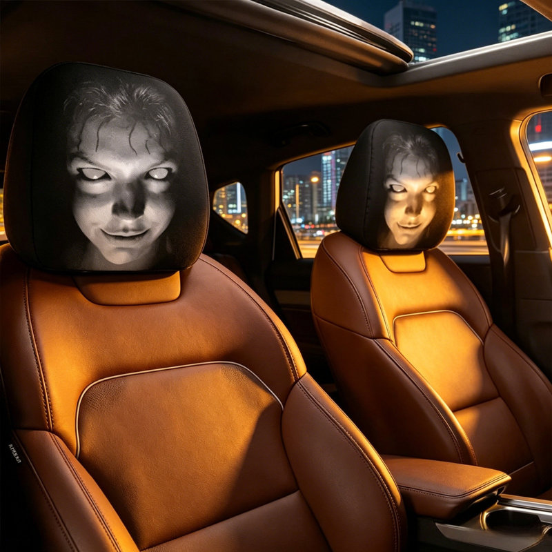 Terror  Pedestrians Prank Car Headcases Pillowcases