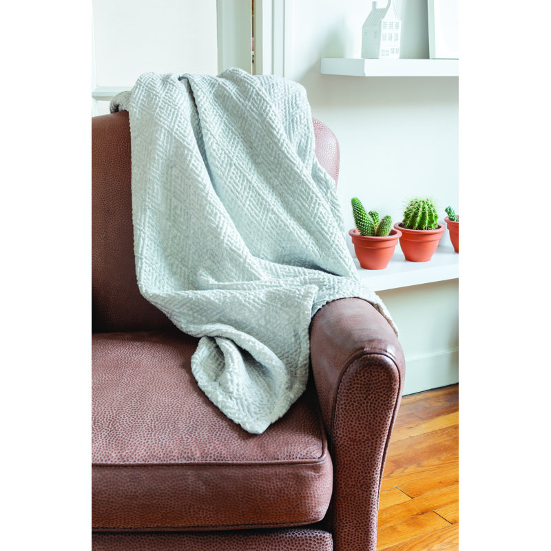 Dimatteo Throw Blanket, Pearl