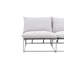 Bessi 160 cm W Steel Patio Sofa with Cushions-356748671