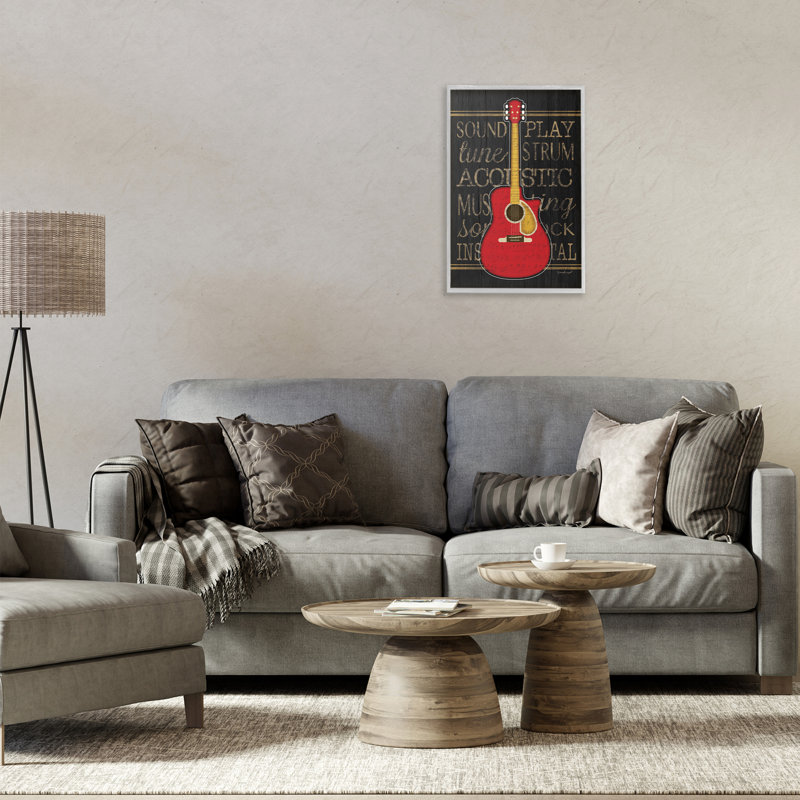 "Garage Band", art de la giclée, encadré par Jennifer Pugh, H 24 po x l 16 po, Estampe numérique Farmhouse