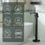 Robinet de baignoire carré autoportant avec douche à main Robinet de baignoire en acier inoxydable 304 avec bec cascade et valve en céramique CUPC-125120118