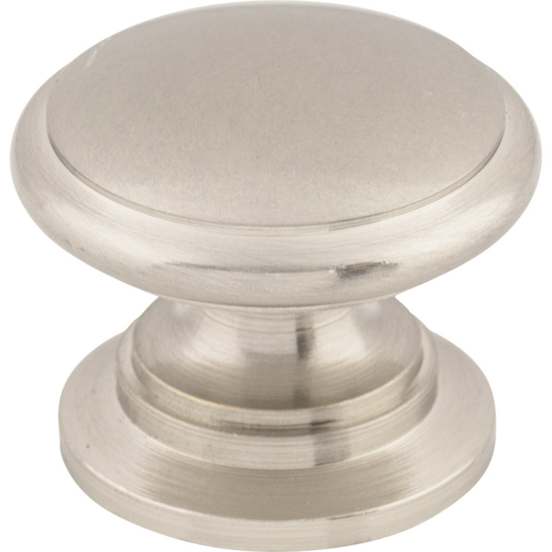 Ray 1 1/4" Diameter Round Knob, Brushed Satin Nickel