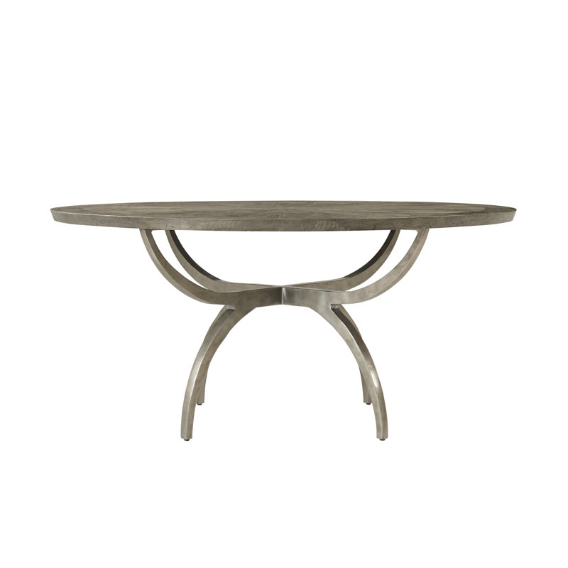 Echoes Round Solid Wood Dining Table, 64" L x 64" W