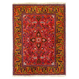 Jhari One-of-a-Kind 6'07'' X 4'09'' Hand Knotted Area Rug