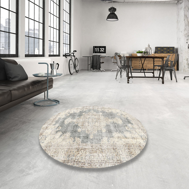 Oriental Indoor Rug, Round 6'
