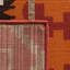 Tapis intérieur / extérieur à motif géométrique rouille / noir Northpoint-616014260