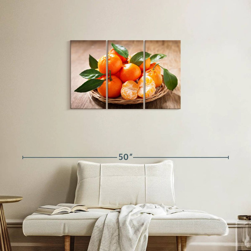 Yarlin Served Mandarin Oranges, 20" H x 33" W