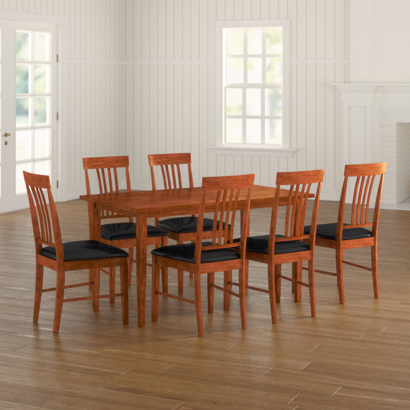 Wallkill 6 - Person Dining Set, Mahogany