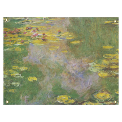 Tapisserie réfléchissant lilies water Mane