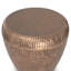 Table d'appoint ronde industrielle en métal l 22 po avec finition texturée Preston-560358290