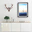 Lone Sailboat in Abstract - Picture Frame Graphic Art Print-55761130-55761124