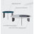 Minimalist high-end round coffee table