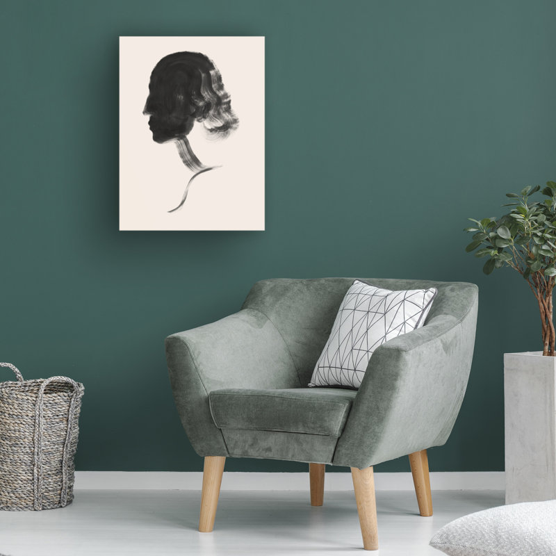 Bolognaise «Brushstroke Cameo II» sur, H 19 po x l 14 po