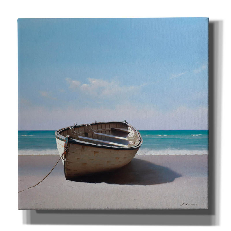 " Boat 3 " by Zhen-Huan Lu, 12" H x 12" W x 0.75" D