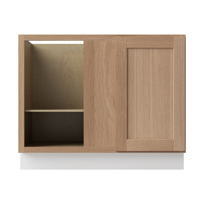 Armoire d'angle à base basse