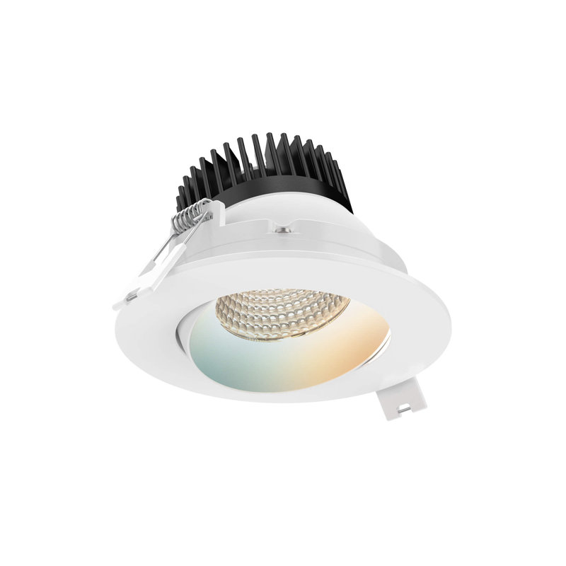 4.25'' Tunable Color Temperature 12 Watt Dimmable Air-Tight IC Rated LED Canless Recessed Lighting Kit, White
