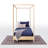 Khwaja Acadia Solid Wood Four Poster Bed-1506261844