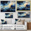 «Celestial Blue and White Sky», impression sur toile-97035308-97035302