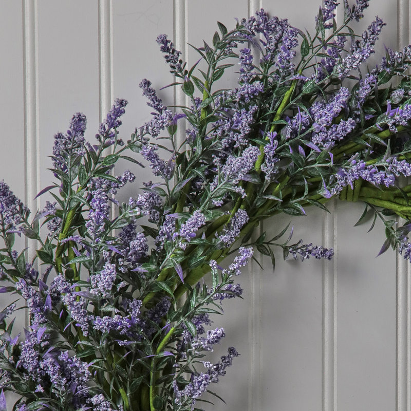 24" Wild Field Lavender Wreath