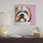 «Shih Tzu On Pink, Square» par Kirstin Wood, impression sur toile-73560485-73560483-73560484