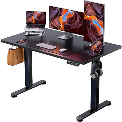 Memory Computer Home Office Desk With Two-piece Desktop
