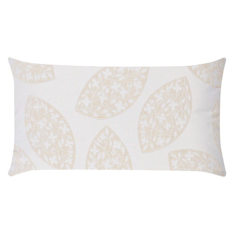 Housse de coussin lombaire en jacquard S&G Madrid Tapisserie, Crème