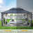16 Ft. W X 12 Ft. D  Hardtop Gazebo, Outdoor Metal Gazebo with Double Roof Canopy, Permanent Pavilion with Netting and Curtains for Lawn, Garden, Patio