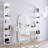7-Tier Floating Wall Shelf With Remote-Controlled LED Lighting - Space-Saving Display Unit For Home Decor & Storage