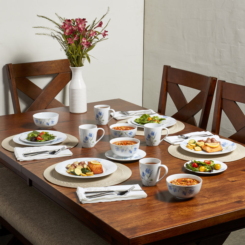 Tabletops Gallery 16 piece Dinnerware Set Wildflower