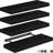 Floating Wall Shelves Set Of 4 - Sturdy MDF Shelves With Invisible Brackets For Bathroom, Bedroom, Kitchen, Living Room, Farmhouse Decor - Holds Up To 25 Lbs, Easy To Install
