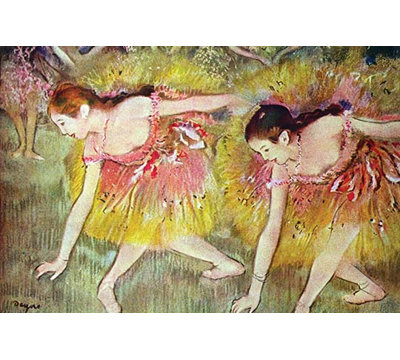 « ballet danseurs » par edward degas, reproduction d’art