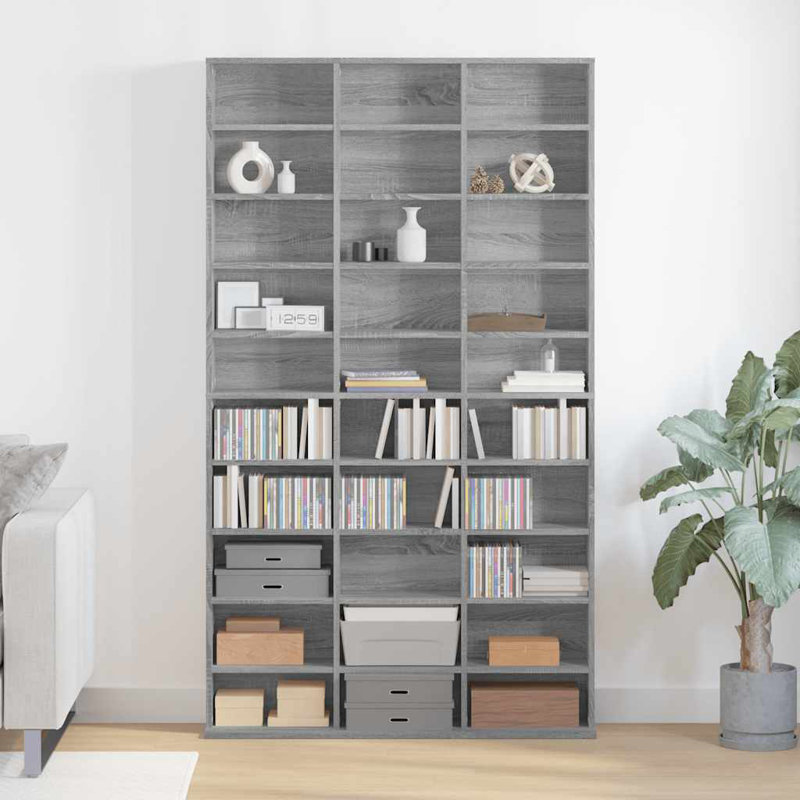 Bookcase, Grey Sonoma, 177.5cm H x 103cm W x 23cm D